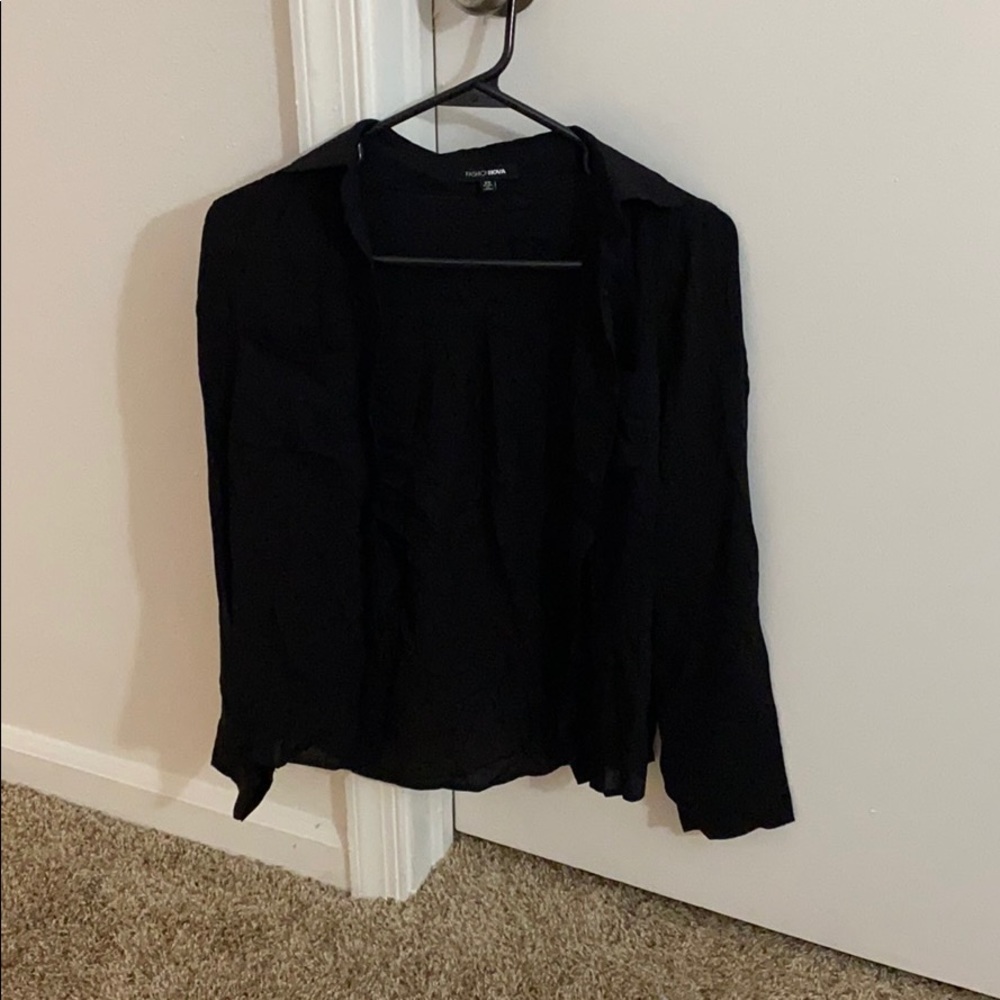 Black button down long sleeve
